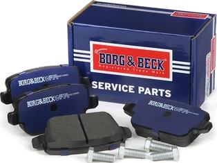 Borg & Beck BBP2122 - Тормозные колодки, дисковые, комплект autospares.lv