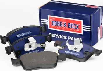 Borg & Beck BBP2844 - Тормозные колодки, дисковые, комплект autospares.lv