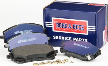 Borg & Beck BBP2859 - Тормозные колодки, дисковые, комплект autospares.lv