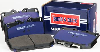 Borg & Beck BBP2858 - Тормозные колодки, дисковые, комплект autospares.lv