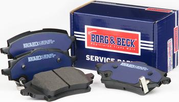 Borg & Beck BBP2860 - Тормозные колодки, дисковые, комплект autospares.lv