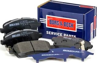 Borg & Beck BBP2809 - Тормозные колодки, дисковые, комплект autospares.lv