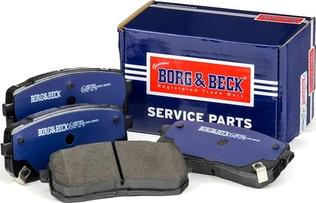 Borg & Beck BBP2804 - Тормозные колодки, дисковые, комплект autospares.lv