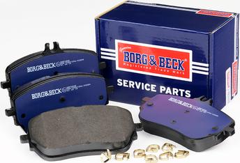 Borg & Beck BBP2808 - Тормозные колодки, дисковые, комплект autospares.lv