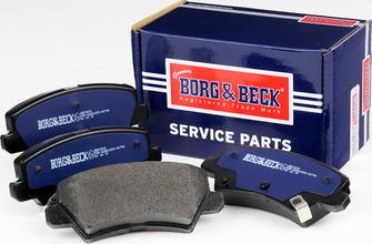 Borg & Beck BBP2810 - Тормозные колодки, дисковые, комплект autospares.lv