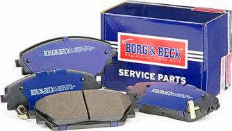 Borg & Beck BBP2873 - Тормозные колодки, дисковые, комплект autospares.lv