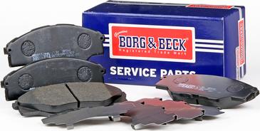 Borg & Beck BBP2348 - Тормозные колодки, дисковые, комплект autospares.lv