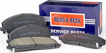 Borg & Beck BBP2342 - Тормозные колодки, дисковые, комплект autospares.lv