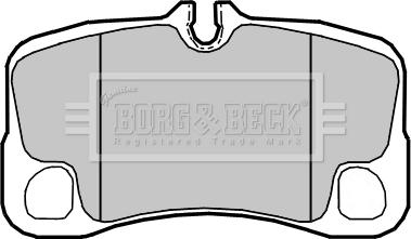 Borg & Beck BBP2359 - Тормозные колодки, дисковые, комплект autospares.lv