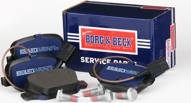 Borg & Beck BBP2309 - Тормозные колодки, дисковые, комплект autospares.lv