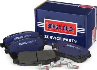 Borg & Beck BBP2304 - Тормозные колодки, дисковые, комплект autospares.lv