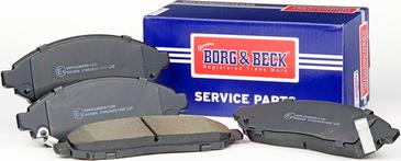 Borg & Beck BBP2389 - Тормозные колодки, дисковые, комплект autospares.lv
