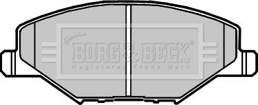 Borg & Beck BBP2380 - Тормозные колодки, дисковые, комплект autospares.lv