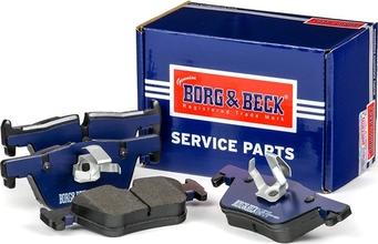 Borg & Beck BBP2335 - Тормозные колодки, дисковые, комплект autospares.lv