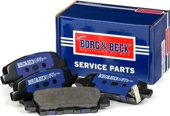 Borg & Beck BBP2326 - Тормозные колодки, дисковые, комплект autospares.lv