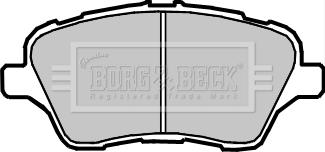 Borg & Beck BBP2379 - Тормозные колодки, дисковые, комплект autospares.lv