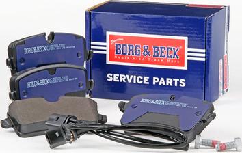 Borg & Beck BBP2292 - Тормозные колодки, дисковые, комплект autospares.lv