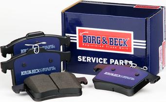 Borg & Beck BBP2265 - Тормозные колодки, дисковые, комплект autospares.lv