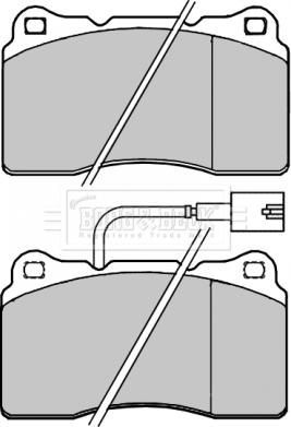 Borg & Beck BBP2261 - Тормозные колодки, дисковые, комплект autospares.lv