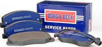 Borg & Beck BBP2268 - Тормозные колодки, дисковые, комплект autospares.lv