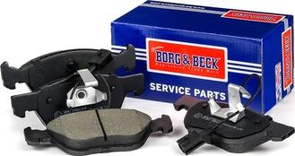 Borg & Beck BBP2200 - Тормозные колодки, дисковые, комплект autospares.lv