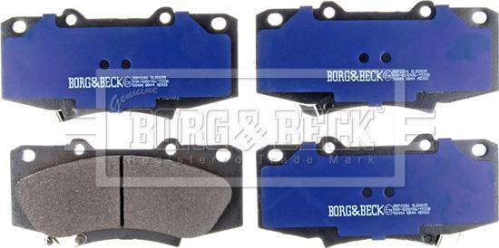 Borg & Beck BBP2286 - Тормозные колодки, дисковые, комплект autospares.lv