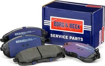 Borg & Beck BBP2282 - Тормозные колодки, дисковые, комплект autospares.lv