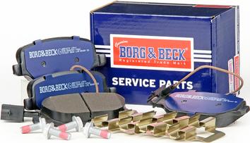 Borg & Beck BBP2279 - Тормозные колодки, дисковые, комплект autospares.lv