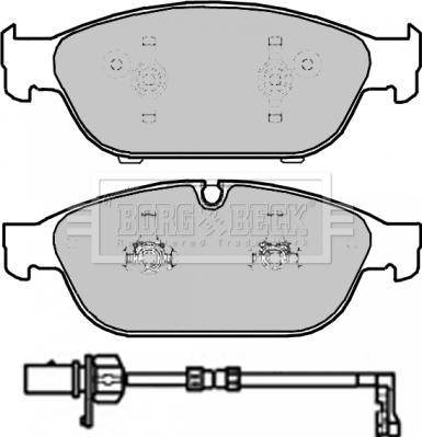 Akebono AN-4704WK - Тормозные колодки, дисковые, комплект autospares.lv