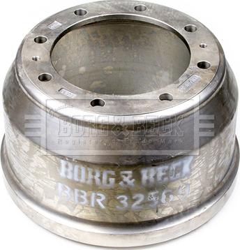 Borg & Beck BBR32569 - Тормозной барабан autospares.lv