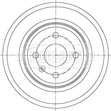 Borg & Beck BBR7264 - Тормозной барабан autospares.lv