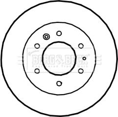 Borg & Beck BBR7239 - Тормозной барабан autospares.lv