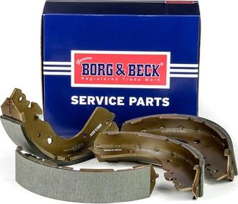 Borg & Beck BBS6445 - Комплект тормозных колодок, барабанные autospares.lv