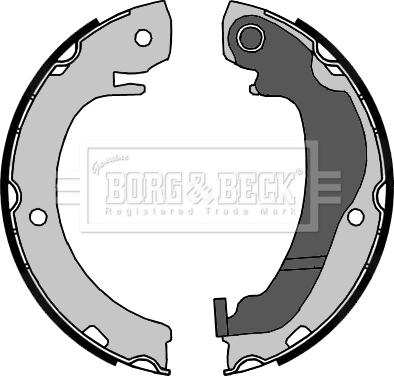 Borg & Beck BBS6443 - Комплект тормозов, ручник, парковка autospares.lv