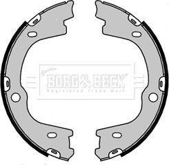 Borg & Beck BBS6459 - Комплект тормозов, ручник, парковка autospares.lv