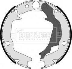 Borg & Beck BBS6456 - Комплект тормозов, ручник, парковка autospares.lv