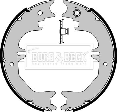 Borg & Beck BBS6461 - Комплект тормозов, ручник, парковка autospares.lv