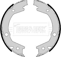 Borg & Beck BBS6406 - Комплект тормозов, ручник, парковка autospares.lv
