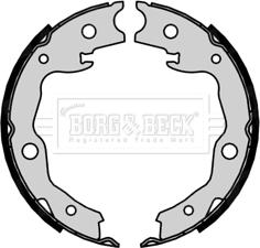 Borg & Beck BBS6403 - Комплект тормозов, ручник, парковка autospares.lv