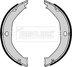 Borg & Beck BBS6415 - Комплект тормозов, ручник, парковка autospares.lv