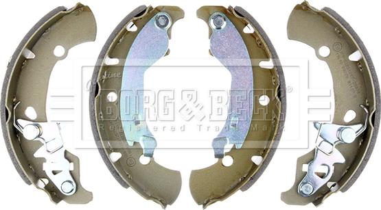 Borg & Beck BBS6418 - Комплект тормозных колодок, барабанные autospares.lv