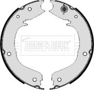 Borg & Beck BBS6423 - Комплект тормозов, ручник, парковка autospares.lv