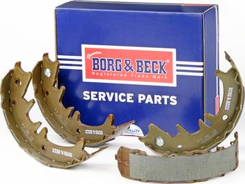 Borg & Beck BBS6527 - Комплект тормозных колодок, барабанные autospares.lv