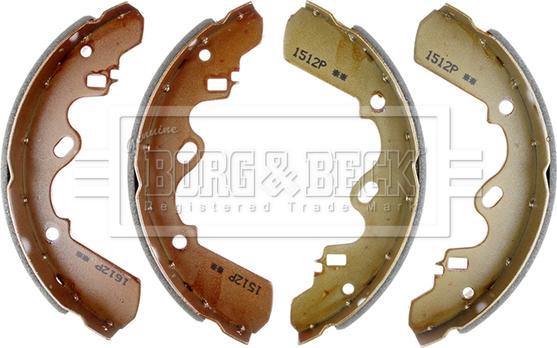 Borg & Beck BBS6083 - Комплект тормозных колодок, барабанные autospares.lv