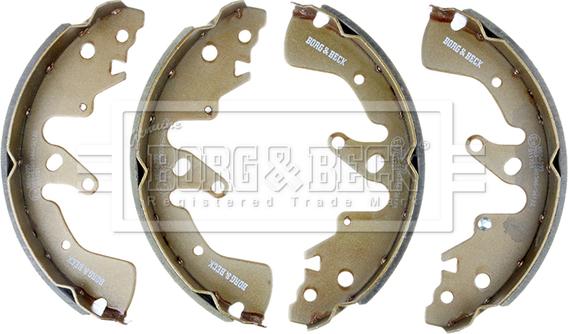 Borg & Beck BBS6395 - Комплект тормозных колодок, барабанные autospares.lv