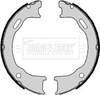 Borg & Beck BBS6391 - Комплект тормозов, ручник, парковка autospares.lv