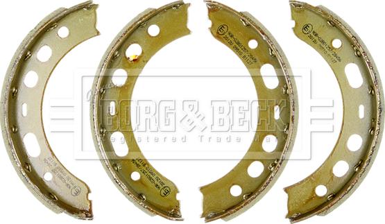 Borg & Beck BBS6392 - Комплект тормозов, ручник, парковка autospares.lv