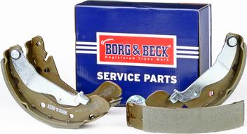 Borg & Beck BBS6349 - Комплект тормозных колодок, барабанные autospares.lv