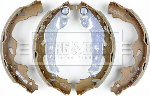 Borg & Beck BBS6356 - Комплект тормозных колодок, барабанные autospares.lv