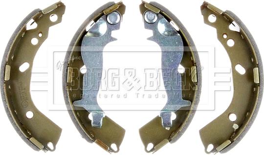 Borg & Beck BBS6350 - Комплект тормозных колодок, барабанные autospares.lv